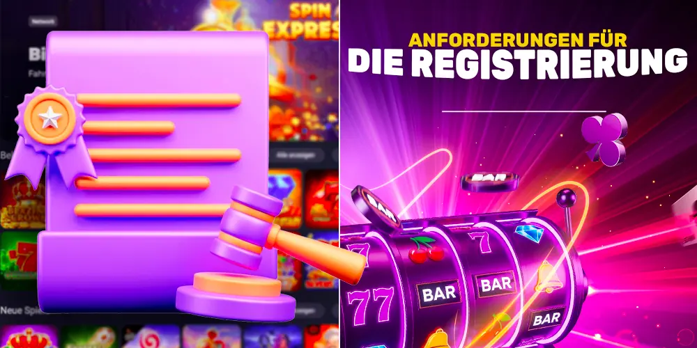 Voraussetzungen für die Kontoregistrierung
